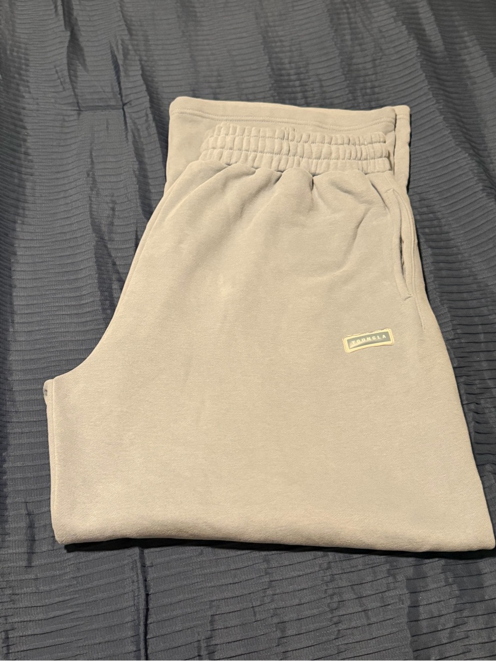 YoungLA Gray Men's Sweatpants with Elastic Waistband - XXL